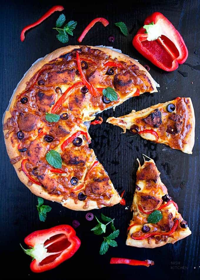 Premium Spicy Tikka Pizza